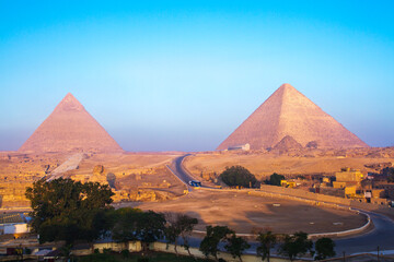 Great Pyramid of Giza, UNESCO World Heritage site, Cairo, Egypt.