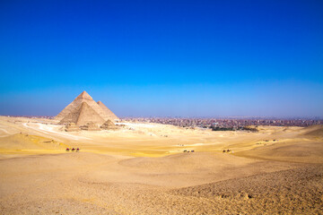 Great Pyramid of Giza, UNESCO World Heritage site, Cairo, Egypt.