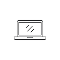 laptop icon vector