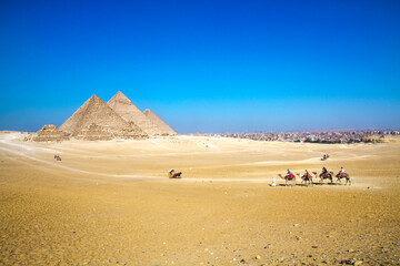 Great Pyramid of Giza, UNESCO World Heritage site, Cairo, Egypt.