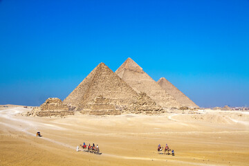 Great Pyramid of Giza, UNESCO World Heritage site, Cairo, Egypt.