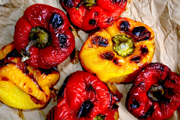 peperoni arrostiti al forno
