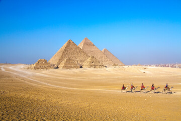 Great Pyramid of Giza, UNESCO World Heritage site, Cairo, Egypt.