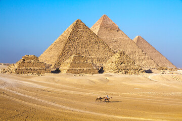 Great Pyramid of Giza, UNESCO World Heritage site, Cairo, Egypt.