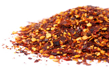 Guajillo Chilli Flakes in white natural spice