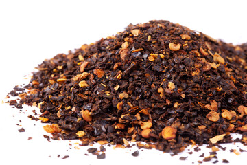 Ancho Grande Chilli Flakes in white natural spice