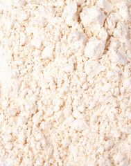 dry garlic powder in white natural spice