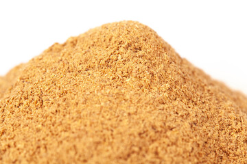 galangal powder in white natural spice