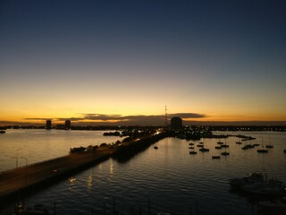 miami florida beach skyline
