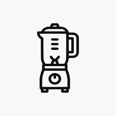 Home Appliances Single Vector Icon Symbol