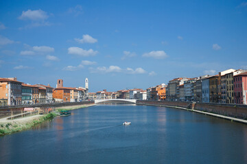 Arno River with Middle Bridge