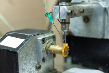 The technical process of creating mold rings for jewelry