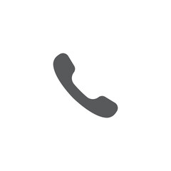 Handset icon isolated on white background. Phone symbol modern, simple, vector, icon for website design, mobile app, ui. Vector Illustration