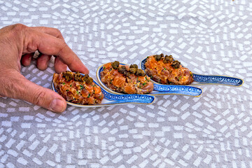 Specialty salmon meat