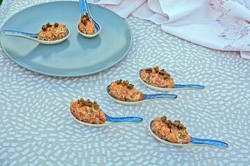 Specialty salmon meat