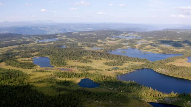 Drone in Hallingdal. Recorded in &Aring;l.