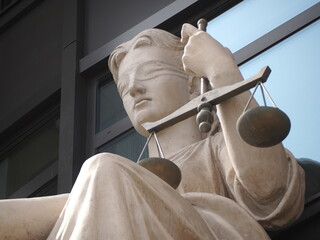 The statue of justice Femida.