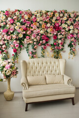 antique furniture in the living room