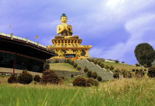 buddha in Sikkim Rabangla