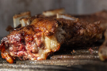 traditional barbecue gaucho meat grilled