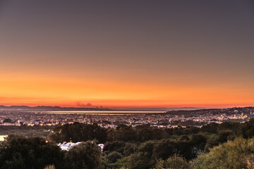View of tunis by night 