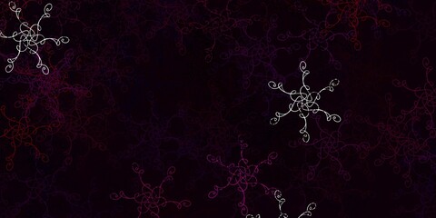 Light Pink, Red vector pattern with lines.