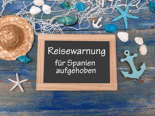 Reisewarnung für Spanien aufgehoben
