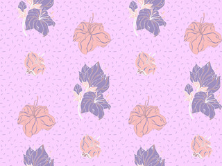 Bright color beautiful background. Tileable images from  colors and  herbs. Summer theme pattern.
