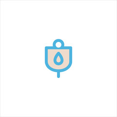 infuse icon flat vector logo design trendy