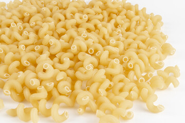 instant pasta close-up on the background