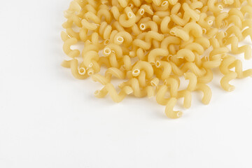 instant pasta close-up on the background
