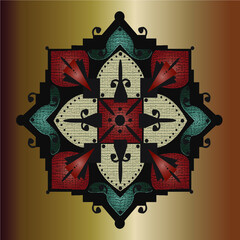 vector illustration of an abstract floral background