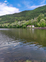 Spring Landscape of Pancharevo lake, Bulgaria