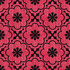 seamless pattern with flowers