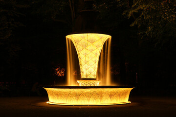 A fountain in the 