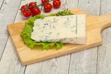 Italian traditional gorgonzola soft cheese