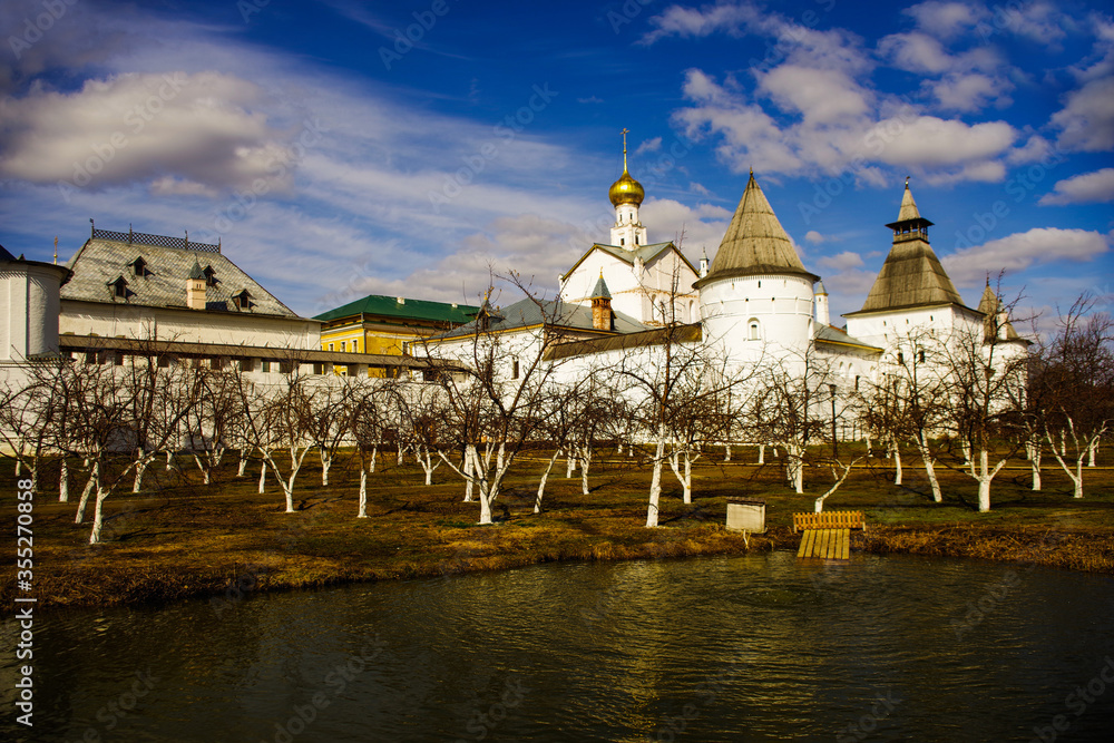 Wall mural The ancient Kremlin in the city of Rostov. Yaroslavl region, Russia