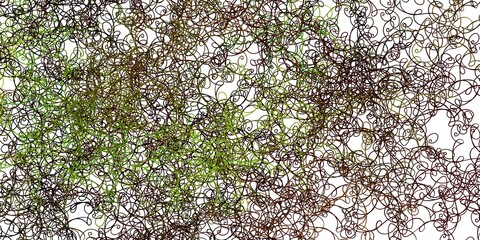 Light Green, Yellow vector texture with circular arc.