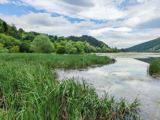 Spring Landscape of Pancharevo lake, Bulgaria