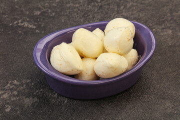 Natural tasty baby Mozarella cheese