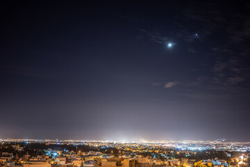 Fototapeta premium night view of city