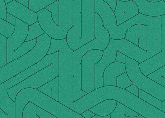 Fototapeta premium Colour Hexagon Tile Connection art background design illustration