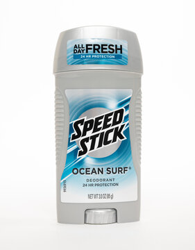 Millburn, New Jersey, USA - June 3, 2020: Colgate-Palmolive Men's Speed Stick deoderant on a white background.