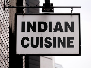 Indian Restaurant Sign 