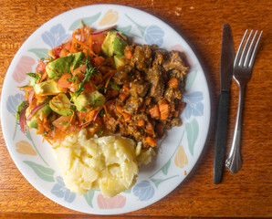 fried rice with chicken