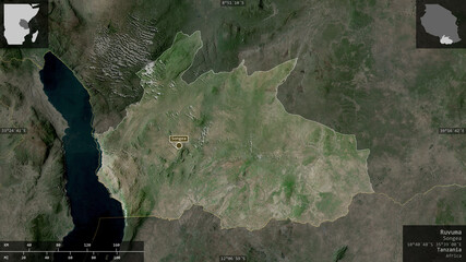 Ruvuma, Tanzania - composition. Satellite