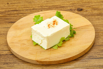Greek traditional soft feta cheese