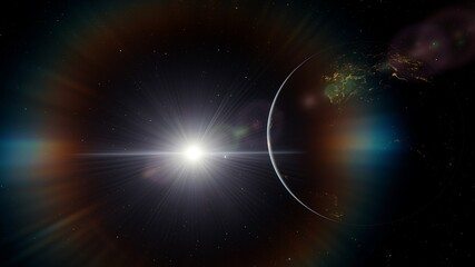 planet in space