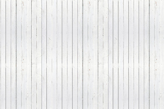 White grey wood color texture horizontal for background. Surface light clean of table top view. Natural patterns for design art work and interior or exterior. Grunge old white wood board wall pattern.