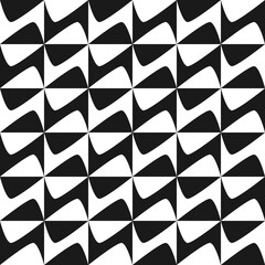 Seamless geometric abstract pattern with elements of zigzag shape